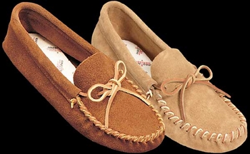 Men's Soft Suede Moccasin from Minnetonka Moccasin