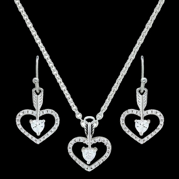 Straight to the Heart Arrow Jewelry Set (JS3198)