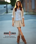 Suede Fringe Calf Boot by Minnetonka Moccasin