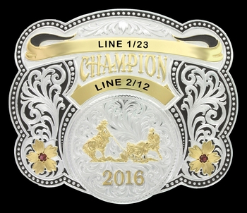 Two Tone Trophy Buckle