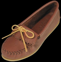Women's Deerskin Soft-T Shoe by Minnetonka Moccasin