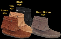 Women's Hi Top Back Zip Boot from Minnetonka Moccasin