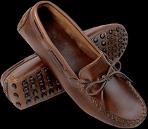 Women's Straight Plug Cowhide Driving Moccasin by Minnetonka