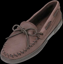 Women's Straight Plug Moosehide Moccasin by Minnetonka