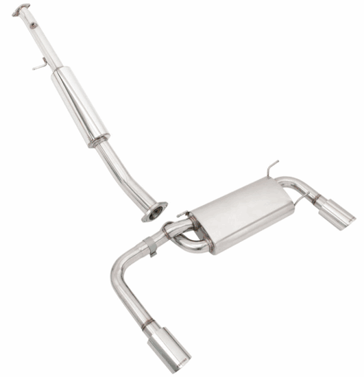 Mazda Miata Stainless Steel CatBack Exhaust with Dual Tip Muffler by