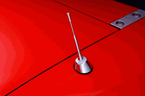 Mazda Miata MX-5 Chrome Antenna Base Bezel 2006-2015