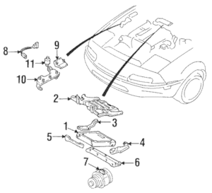 Genuine Mazda Miata OEM Camshaft Position Sensor 1990-1997