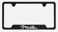 Black License Plate Frame with Miata Logo
