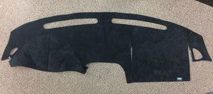 <FONT COLOR=" 00FFFF">*SOLD OUT*</FONT> Custom Fit Miata Brushed Suede Dash Cover with Black 'Miata' Embroidery 1990-1997 