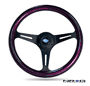 <FONT COLOR=" FF0000">*CLEARANCE ITEM*</FONT>  NRG Classic Wood Grain Steering Wheel Neochrome - Black Spokes