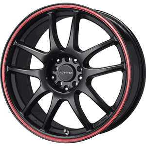Drag DR-31 Flat Black Red Lip