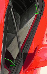 <FONT COLOR=" FF0000">*CLEARANCE ITEM*</FONT> Genuine Mazda Miata Driver's Side Belt Moulding