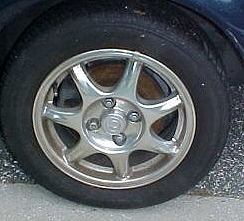 Genuine Mazda Miata OEM 1994-1997 7-Spoke Polished 14x6