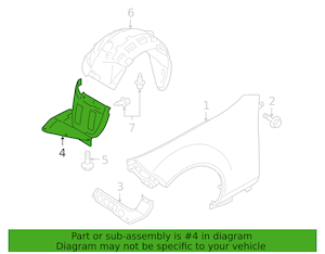 Genuine Mazda Miata OEM FENDER LINER 1990-2005