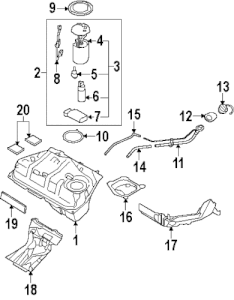 Genuine Mazda Miata OEM Filler Neck 2006-2014