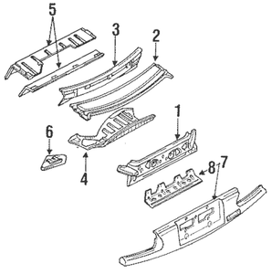 Genuine Mazda Miata OEM Finishing Panel 1990-1997