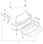 <FONT COLOR=" FF0000">*CLEARANCE ITEM*</FONT> Genuine Mazda Miata OEM Hard Top Glass Dam 1990-2008