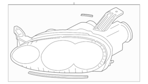 Genuine Mazda Miata OEM Headlamp Housing and Lense 2001- 2005