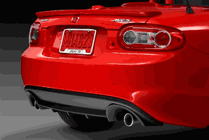 <FONT COLOR=" FF0000">*CLEARANCE ITEM*</FONT> Mazda Miata Rear Bumper Diffuser 2009-2015