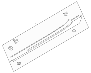 Genuine Mazda Miata OEM Side Rocker Molding 2009-2013