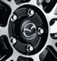 Genuine Mazda MX 5 Miata "Center Cap" for 17" Black Diamond Cut Alloy Wheel 2006-2015