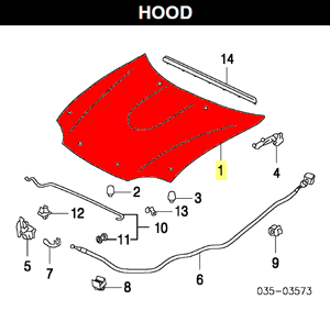 Genuine OEM Mazda Miata Hood 1999-2005