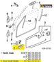<FONT COLOR=" FF0000">*CLEARANCE ITEM*</FONT> Genuine OEM Mazda Miata Inside Handle Cover 1990-1997