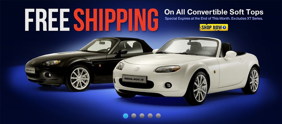 Mazda MX-5 Miata Soft Top Parts and Accessories 1990-1997