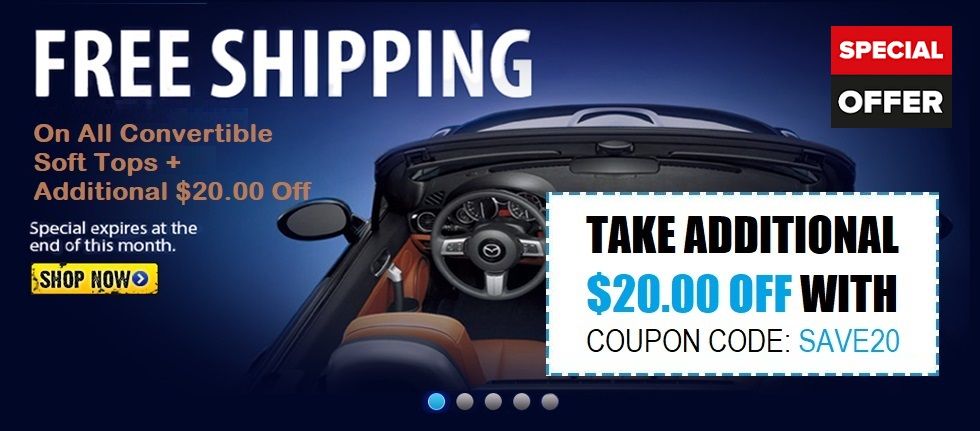 Mazda MX-5 Miata Soft Top Parts and Accessories 1990-1997