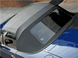 Black Convertible Soft Top For Mazda Miata 1990-2005 – Glass Window & Rain Rail By A-Premium