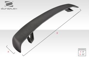 Mazda Miata Duraflex Tri Force Rear Wing Spoiler