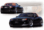 Mazda Miata Burnout Rear Bumper Skirts 2006-2008