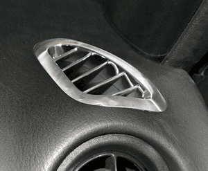Mazda Miata Chrome Defroster Vents - Pair  1999 - 2005