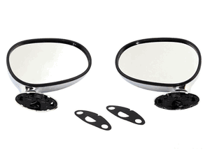 Mazda Miata Chrome Manual Side Mirror Set 1990-1997 (Pair)