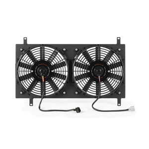 Mazda Miata Mishimoto Performance Aluminum Fan Shroud w/Slim Electric Fans 1990-1997 
