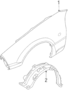 Genuine Mazda Miata OEM FENDER LINER 1990-2005