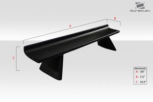 Mazda Miata Universal Duraflex Cobra R Wing Trunk Lid Spoiler