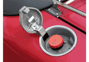 Mazda Miata Zoom Retro Fuel Lid 1990-2005