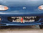 Mazda MX-5 Miata Alley Gator Teeth Grille Insert