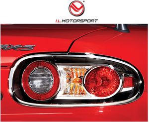 Mazda MX-5 Miata Chrome Taillight Frames 2006-2008
