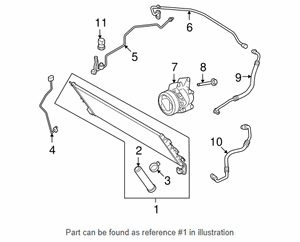 MAZDA MX-5 MIATA OEM AC Tube 2006-2015