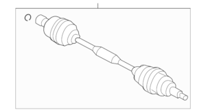 Mazda MX-5 Miata OEM AXLE ASSEMBLY 2006-2015