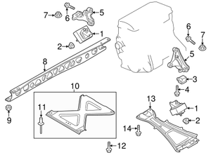 Mazda MX-5 Miata OEM CENTER BAR 2006-2015