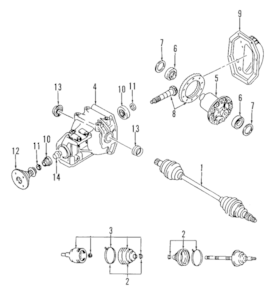 Mazda MX-5 Miata OEM COMPANION FLANGE 2006-2016