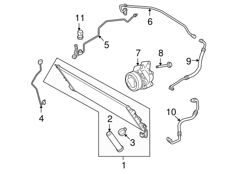 MAZDA MX-5 MIATA OEM Pressure Hose 2006-2015