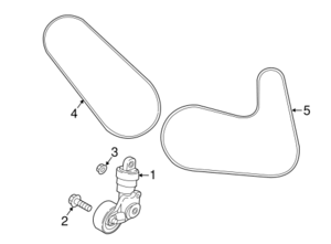 Mazda MX-5 Miata OEM Tensioner Bolt & Nut 2016+