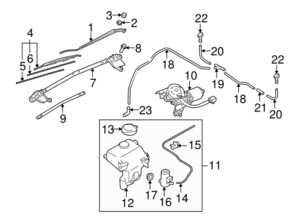 Mazda MX-5 Miata OEM WIPER ARM 2006-2015