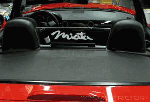 Mazda MX-5 Miata WindRestrictor - Engraved, No Lights 2006-2015