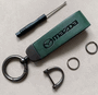 Mazda Matte Finish Leather Key Chain