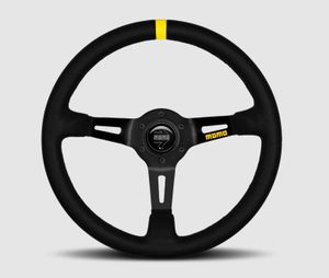 MOMO MOD.08 Black 350 MM Leather/Suede